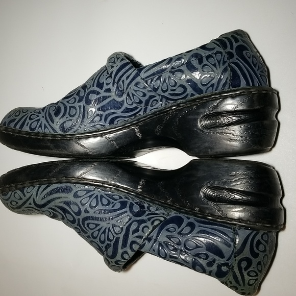 Boc, Blue leather clogs, Women'size 11 - Picture 3 of 12